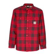 Rocket Gewatteerd Shirt met Sherpa Interieur Carhartt Wip , Red , Here...