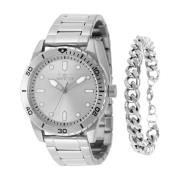 Specialty Quartz Horloge - Zilveren Wijzerplaat Invicta Watches , Gray...