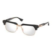 Zwart Wit Goud Brilmonturen Dita , Black , Unisex