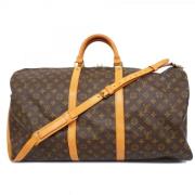 Pre-owned Fabric handbags Louis Vuitton Vintage , Brown , Dames