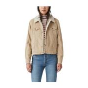 Sherpa Safari Jack Levi's , Beige , Dames