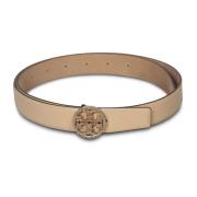 Sprankelende kristallen leren riem Tory Burch , White , Dames