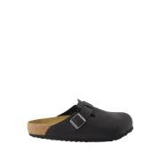 Heren Boston Muiltjes Birkenstock , Black , Heren