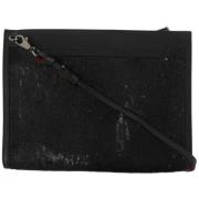 Pre-owned Leather shoulder-bags Christian Louboutin Pre-owned , Black ...