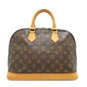 Pre-owned Canvas handbags Louis Vuitton Vintage , Brown , Dames