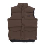 Bruine Puff Vest Donsjas Iuter , Brown , Heren