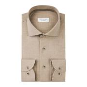 Beige Business Overhemd Profuomo , Beige , Heren