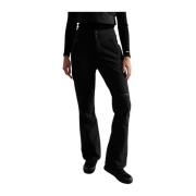 Black Stretch Thermo Pants Aim'n , Black , Dames