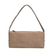 Studded baguette tas Alma EN Pena , Brown , Dames