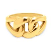 Women's Gold Knot Ring Nialaya , Yellow , Dames