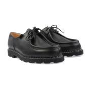 Gebruikte Effect Leren Veterschoenen Paraboot , Black , Heren