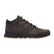 Grijze Mid Lace Up Sneaker Timberland , Gray , Heren