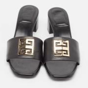 Pre-owned Leather sandals Givenchy Pre-owned , Black , Dames