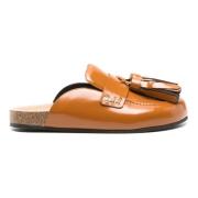 Tassel Leren Muiltjes JW Anderson , Brown , Dames