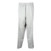 Zuivere Wol Broek Jil Sander , Gray , Heren