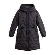 Zwarte Winterjassen Woolrich , Black , Dames