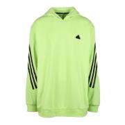 Katoenmix Sweatshirt Adidas , Green , Heren