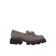 Loafer met platformdetail Alma EN Pena , Gray , Dames