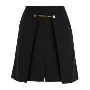 Geplooide technische twill rok vrouwen Ganni , Black , Dames