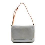 Pre-owned Leather shoulder-bags Louis Vuitton Vintage , Blue , Dames