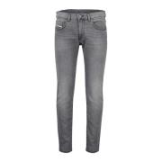 Grijze Denim Jeans Diesel , Gray , Heren