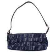 Pre-owned Canvas fendi-bags Fendi Vintage , Blue , Dames