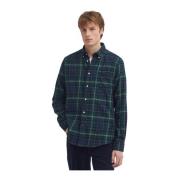 Casual Groene Overhemd Barbour , Green , Heren