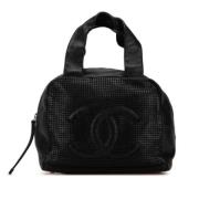 Pre-owned Leather chanel-bags Chanel Vintage , Black , Dames