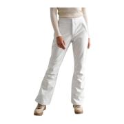 White Stretch Thermo Pants Aim'n , White , Dames