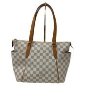 Pre-owned Canvas louis-vuitton-bags Louis Vuitton Vintage , White , Da...