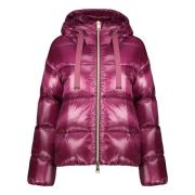 Kort Donsjas met Capuchon Herno , Purple , Dames