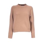 Zachte Wol Raglan Trui Max Mara Weekend , Brown , Dames