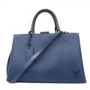 Pre-owned Fabric handbags Louis Vuitton Vintage , Blue , Dames