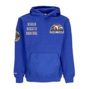 Denver Nuggets Vintage Logo Hoodie Mitchell & Ness , Blue , Heren