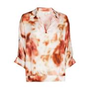 Roze Tie Dye Blouse Tuniek Marie Méro , Pink , Dames