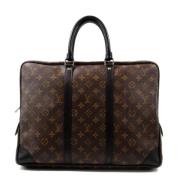 Pre-owned Canvas louis-vuitton-bags Louis Vuitton Vintage , Brown , Da...