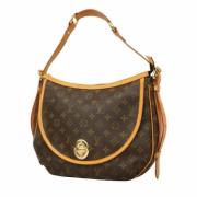 Pre-owned Fabric shoulder-bags Louis Vuitton Vintage , Brown , Dames