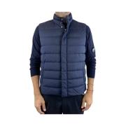 Marine Gewatteerd Vest - Blauw Paoloni , Blue , Heren