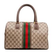 Pre-owned Canvas gucci-bags Gucci Vintage , Brown , Dames