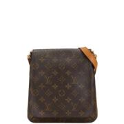 Pre-owned Leather shoulder-bags Louis Vuitton Vintage , Brown , Dames