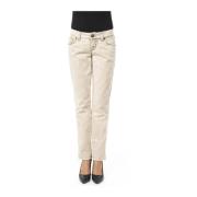 Slim Fit Jeans met voor- en achterzakken By Byblos , Beige , Dames