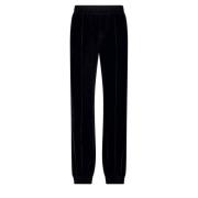 Casual Slim Fit Broek Valentino Garavani , Black , Heren