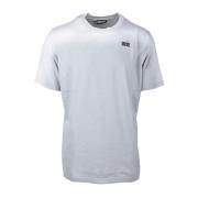 Lichtgrijze T-Shirt voor Heren Diesel , Gray , Heren