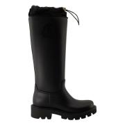 Zwarte regenlaarzen Kickstream Moncler , Black , Dames