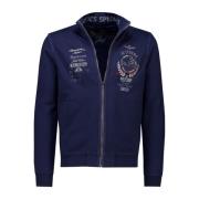 Donkerblauw Vest Aeronautica Militare , Blue , Heren