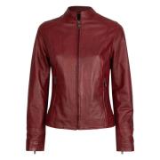 Elegante leren jas Bugatti , Red , Dames