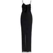 Beeldhouwkunst Venus Midi Jurk Christopher Esber , Black , Dames