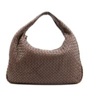 Pre-owned Leather handbags Bottega Veneta Vintage , Brown , Dames