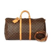 Pre-owned Canvas louis-vuitton-bags Louis Vuitton Vintage , Brown , Da...