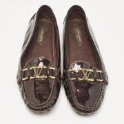 Pre-owned Fabric flats Louis Vuitton Vintage , Brown , Dames